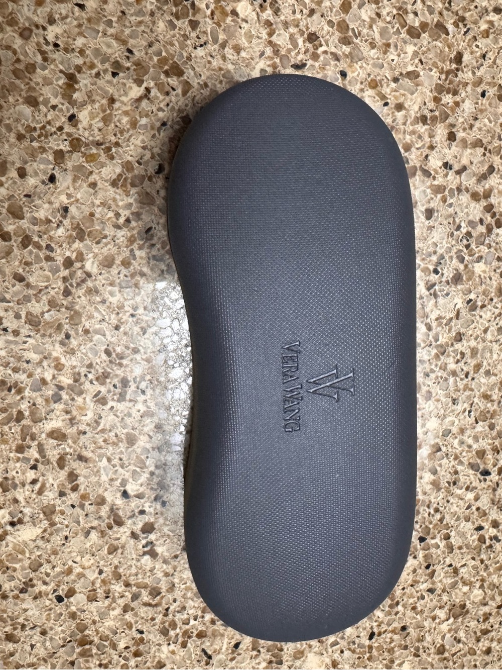 Vera Wang Charcoal Gray Pebble Sunglasses Case
